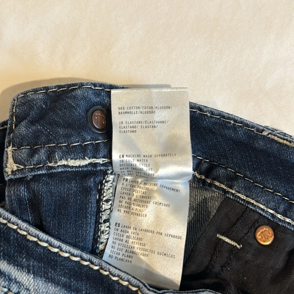 Miss Me mid-rise bootcut jeans, size 31x 31.5, medium wash - Picture 9 of 10